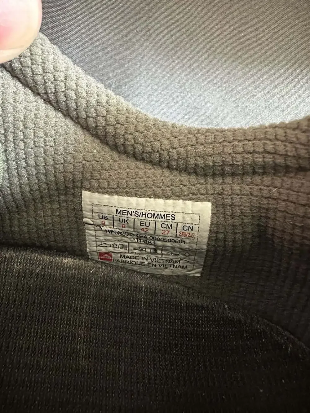 The North Face One Trail Sling Fit Size US 9 Olive Green Sneakers